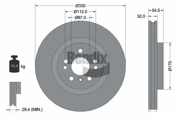 BDS1438HC Jurid/Bendix