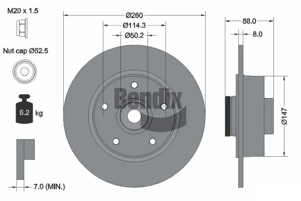 BDS1160 Jurid/Bendix