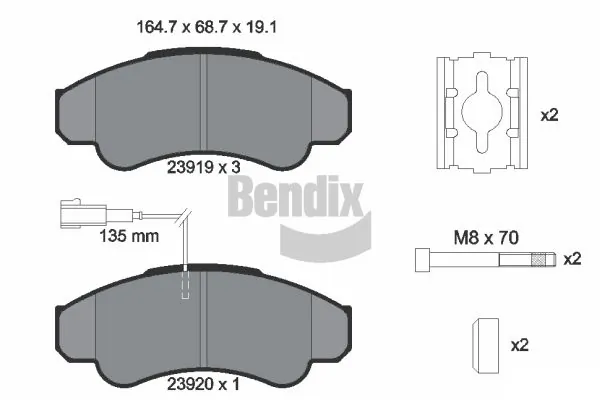BPD1282 Jurid/Bendix