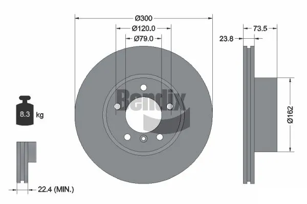 BDS1098HC Jurid/Bendix