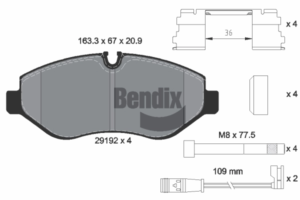 BPD1008 Jurid/Bendix