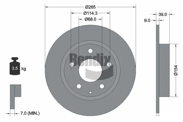 BDS1735 Jurid/Bendix