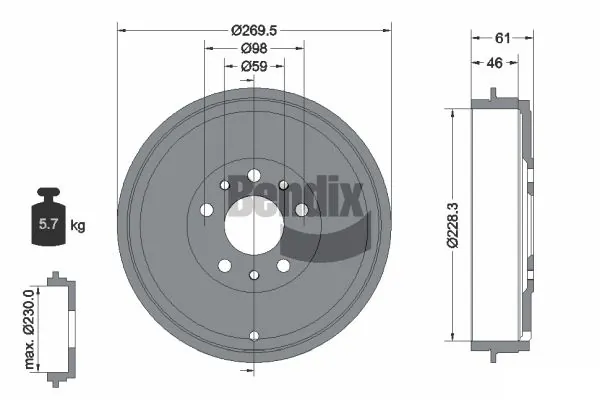 BDM1153 Jurid/Bendix