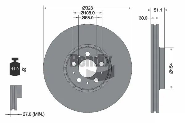 BDS1490HC Jurid/Bendix