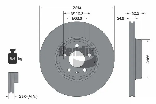 BDS1041HC Jurid/Bendix