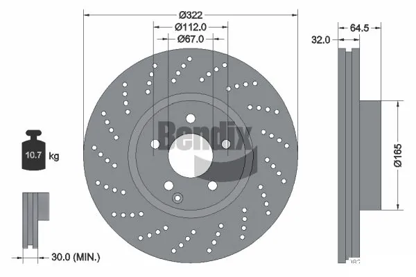 BDS1302HC Jurid/Bendix