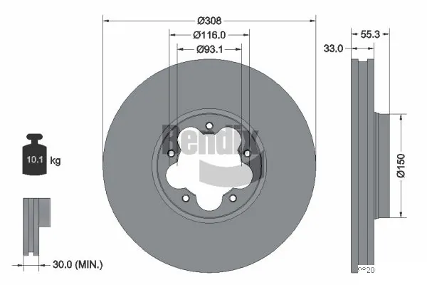 BDS1624 Jurid/Bendix