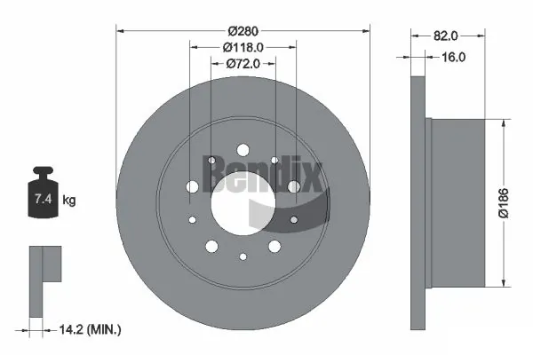 Comprar MBD0137 Magneti Marelli Freno de disco delantero