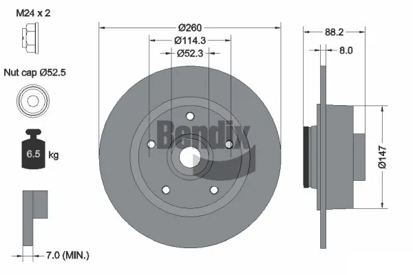 BDS1117 Jurid/Bendix