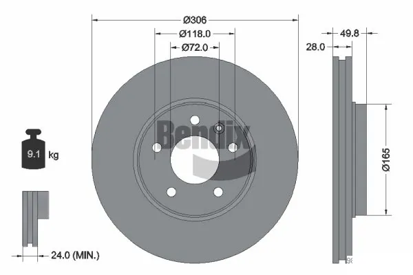 BDS1039HC Jurid/Bendix