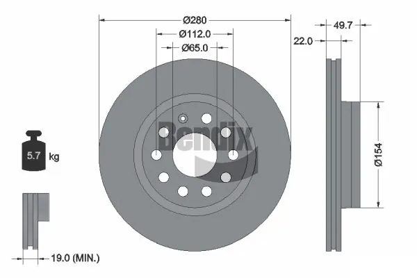 BDS1006HC Jurid/Bendix