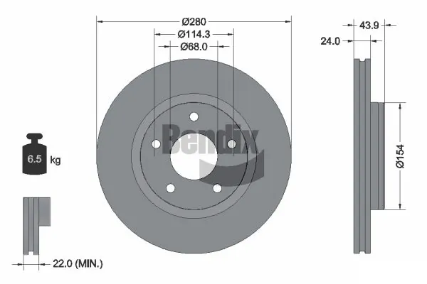 BDS1118HC Jurid/Bendix