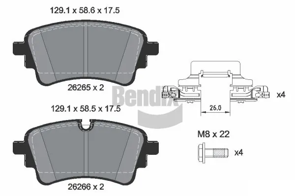 BPD1648 Jurid/Bendix