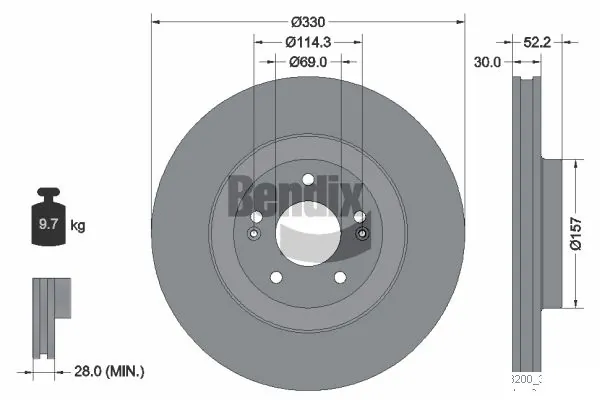 BDS2249 Jurid/Bendix