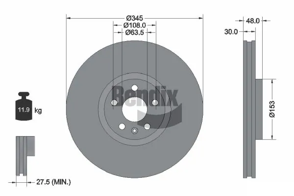 BDS1553HC Jurid/Bendix