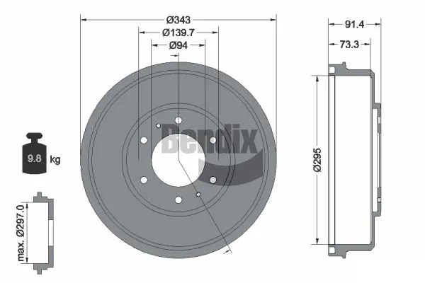 BDM1098 Jurid/Bendix