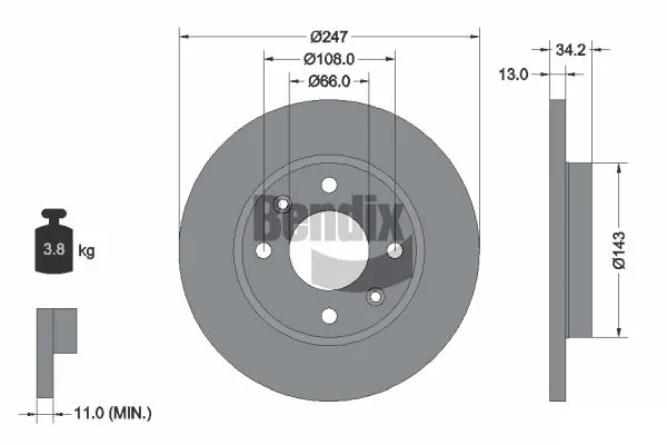 BDS1021 Jurid/Bendix