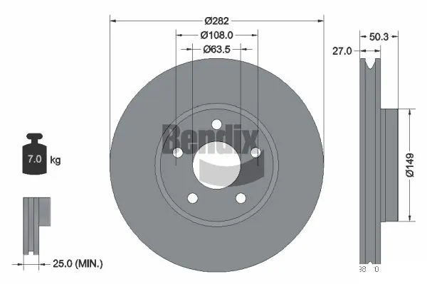 BDS2029HC Jurid/Bendix
