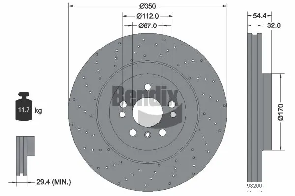 BDS1664HC Jurid/Bendix
