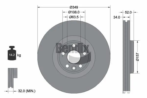 BDS1586HC Jurid/Bendix
