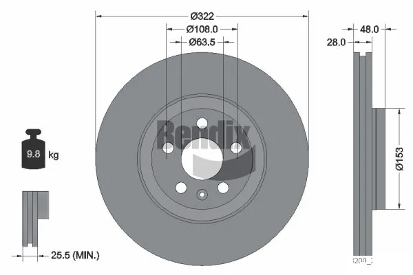 BDS1504HC Jurid/Bendix