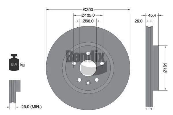 BDS1322HC Jurid/Bendix