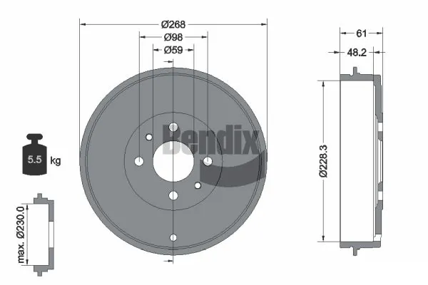 BDM1024 Jurid/Bendix