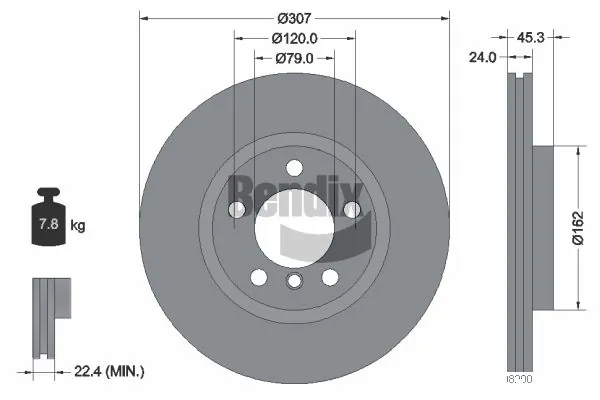 BDS1462HC Jurid/Bendix