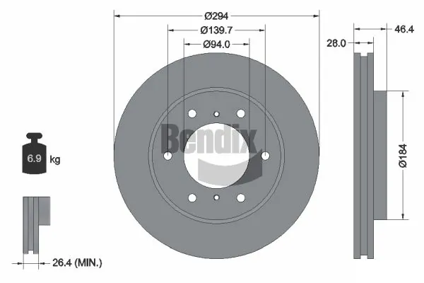 BDS1273HC Jurid/Bendix
