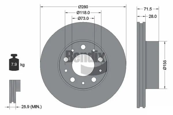 BDS1047 Jurid/Bendix
