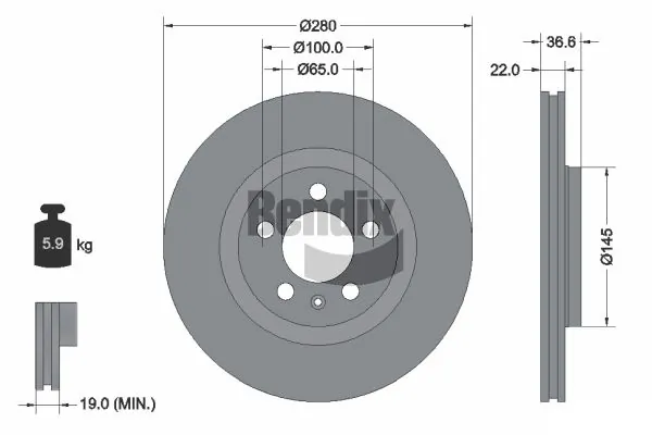 BDS1017HC Jurid/Bendix