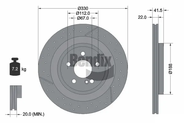 BDS1496HC Jurid/Bendix