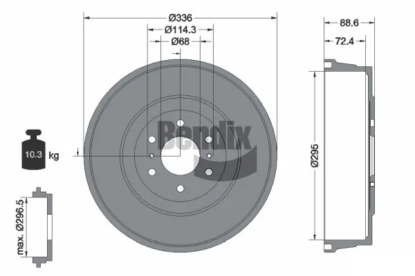 BDM1165 Jurid/Bendix