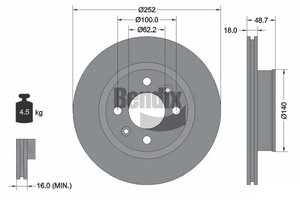BDS1400 Jurid/Bendix
