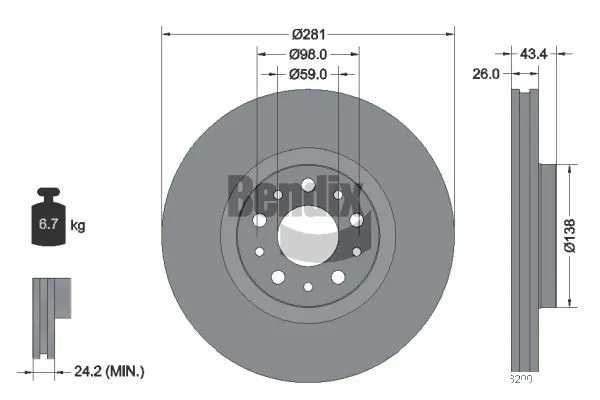BDS2115 Jurid/Bendix