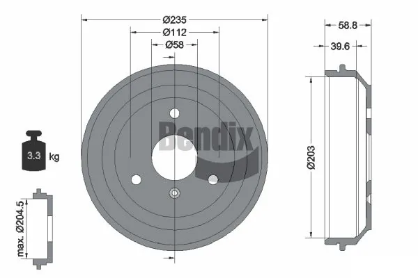 BDM1100 Jurid/Bendix