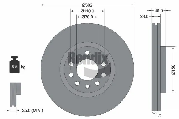 BDS1512 Jurid/Bendix