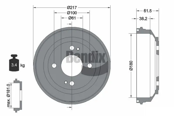 BDM1034 Jurid/Bendix