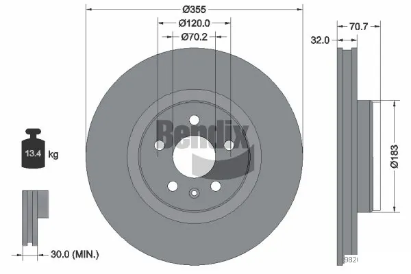 BDS2187HC Jurid/Bendix