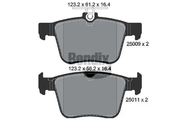Pastillas traseras Volkswagen Touran III (5T1)