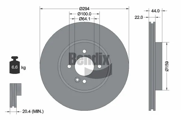 BDS1684HC Jurid/Bendix