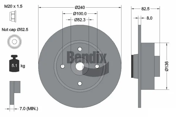 BDS1051 Jurid/Bendix