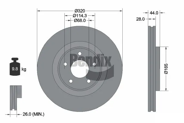 BDS1428 Jurid/Bendix