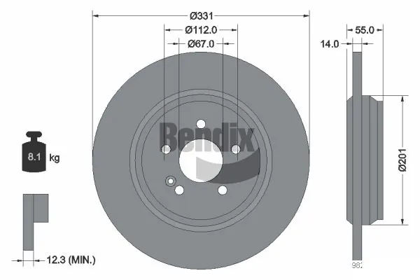 BDS1412 Jurid/Bendix