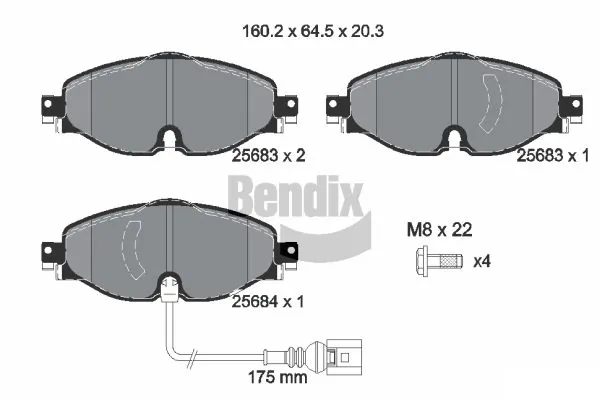 BPD1016 Jurid/Bendix