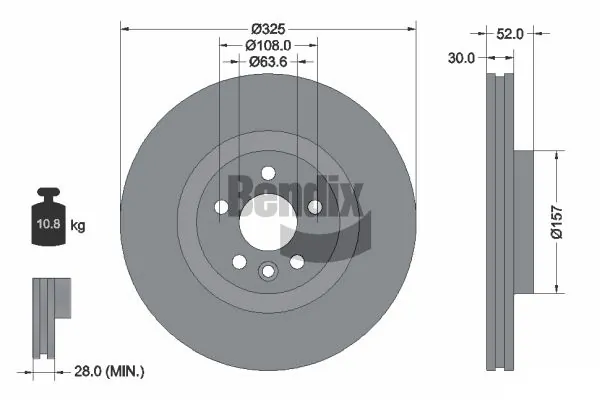 BDS1519HC Jurid/Bendix