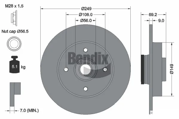 BDS1040 Jurid/Bendix