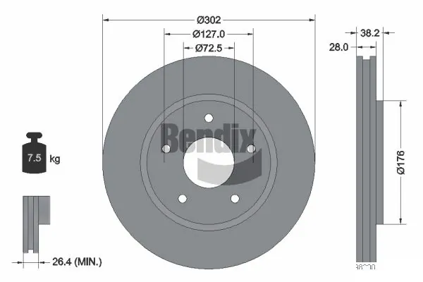 BDS1722 Jurid/Bendix