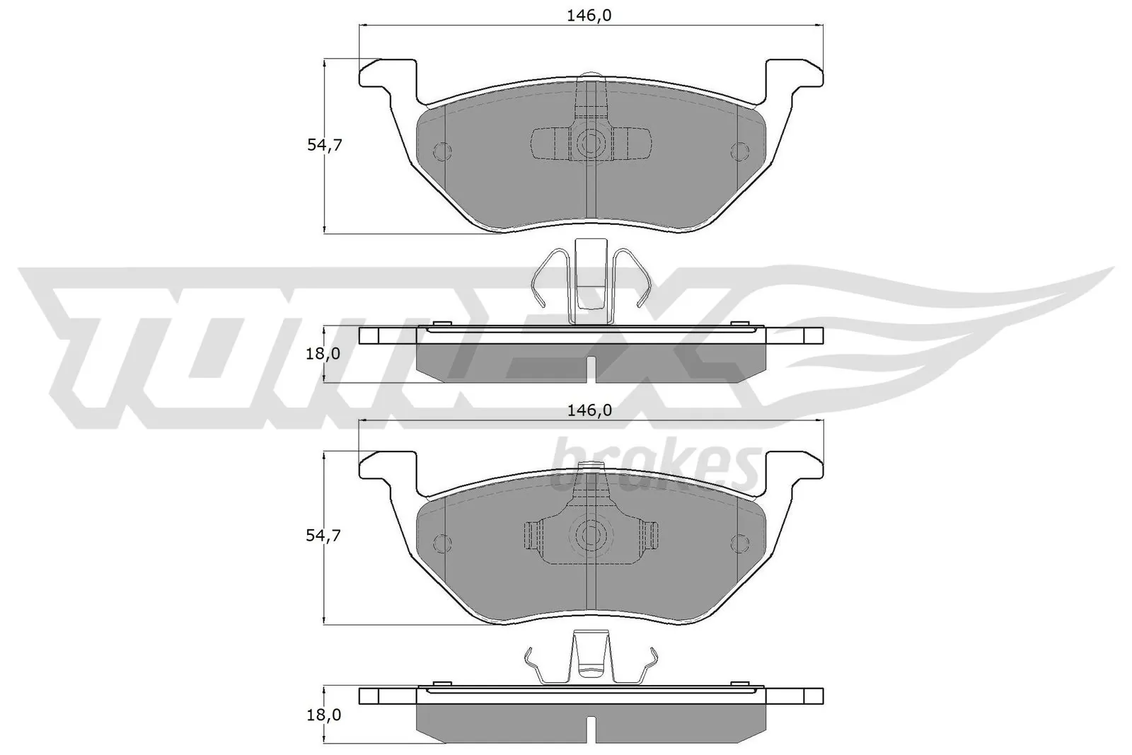 Pastillas traseras de freno Ford Escape  desde 35,99 €
