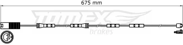  Sensor de desgaste de las pastillas de freno delanteras BMW X1 